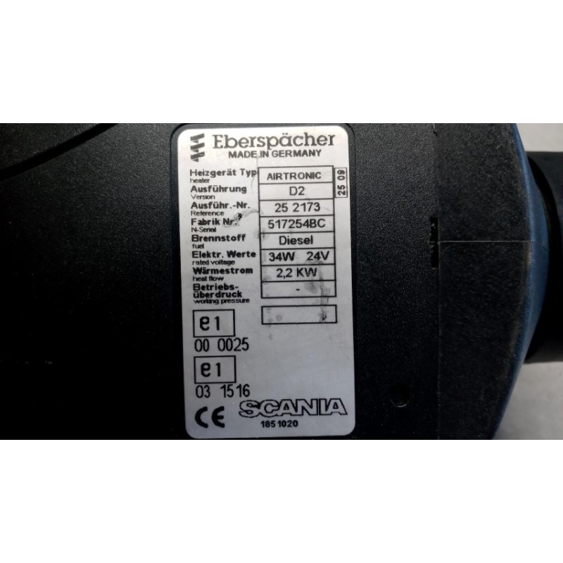 MAN WEBASTO MAN TGS used