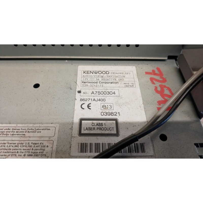 SUBARU CAR RADIO SUBARU Outback 2009>2015 used