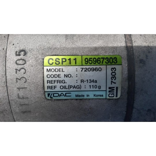 AIR CONDITIONER COMPRESSOR CHEVROLET Spark 2009>2012 used