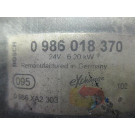 STARTER MOTOR MERCEDES-BENZ truck Actros 2003>2008 used