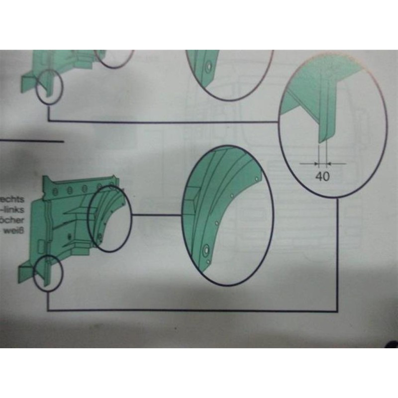 MAN LEFT FRONT MUDGUARD  MAN TG-A 2000>2007 used