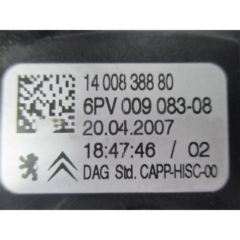 FIAT van ELETRONIC THROTTLE PEDAL  FIAT van Scudo 2007>2016 used