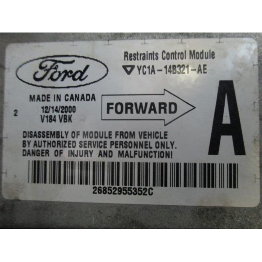 CENTRALINA AIR BAG FORD van Transit 2000>2006 usato