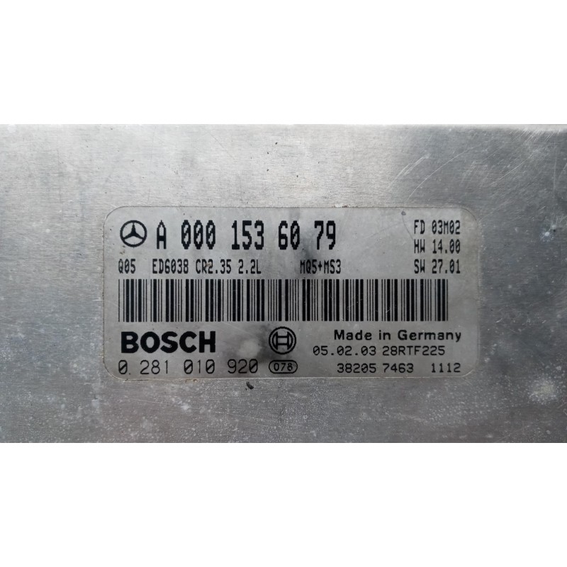 MERCEDES-BENZ van ENGINE UNIT MERCEDES-BENZ van Sprinter 2001>2005 used