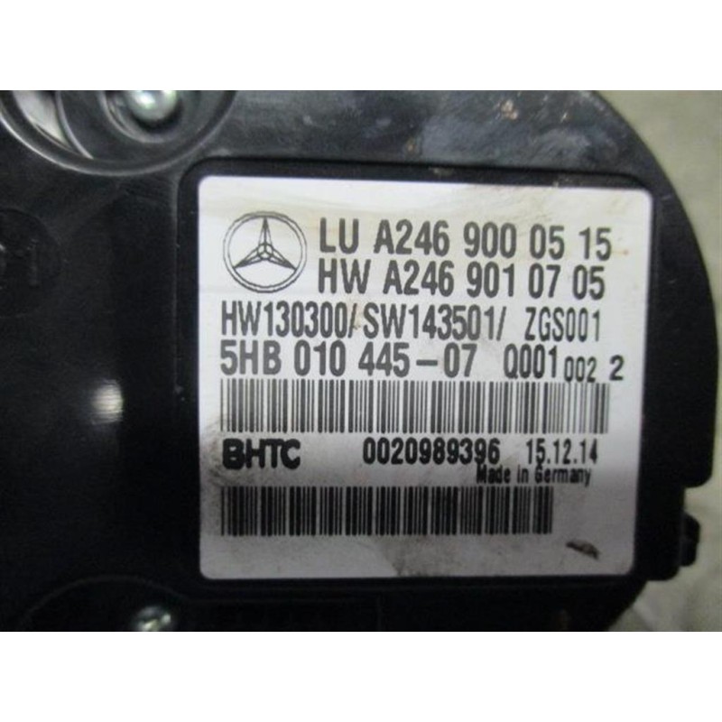 MERCEDES-BENZ AC CONTROL UNIT MERCEDES-BENZ Classe A (W176) 2012>2014 used