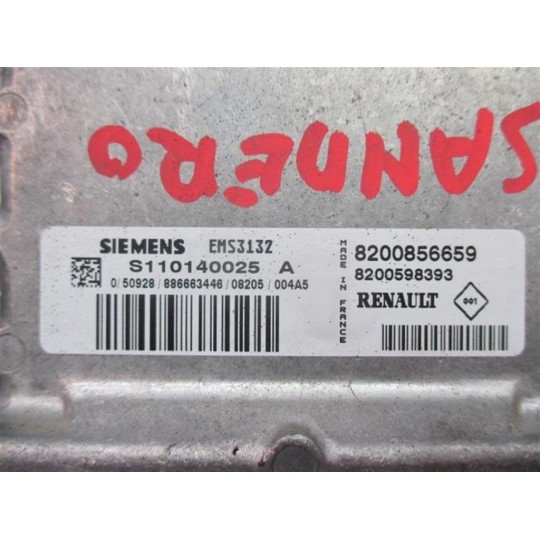 CENTRALINA MOTORE DACIA Sandero 2008>2012 usato