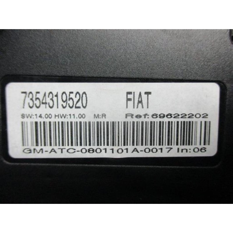 FIAT AC CONTROL UNIT FIAT Croma 2007>2010 used