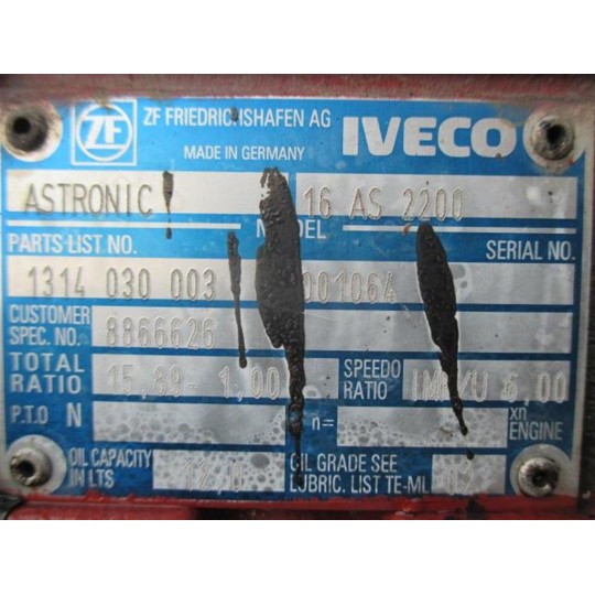 CAMBIO AUTOMATICO IVECO EUROSTAR usato