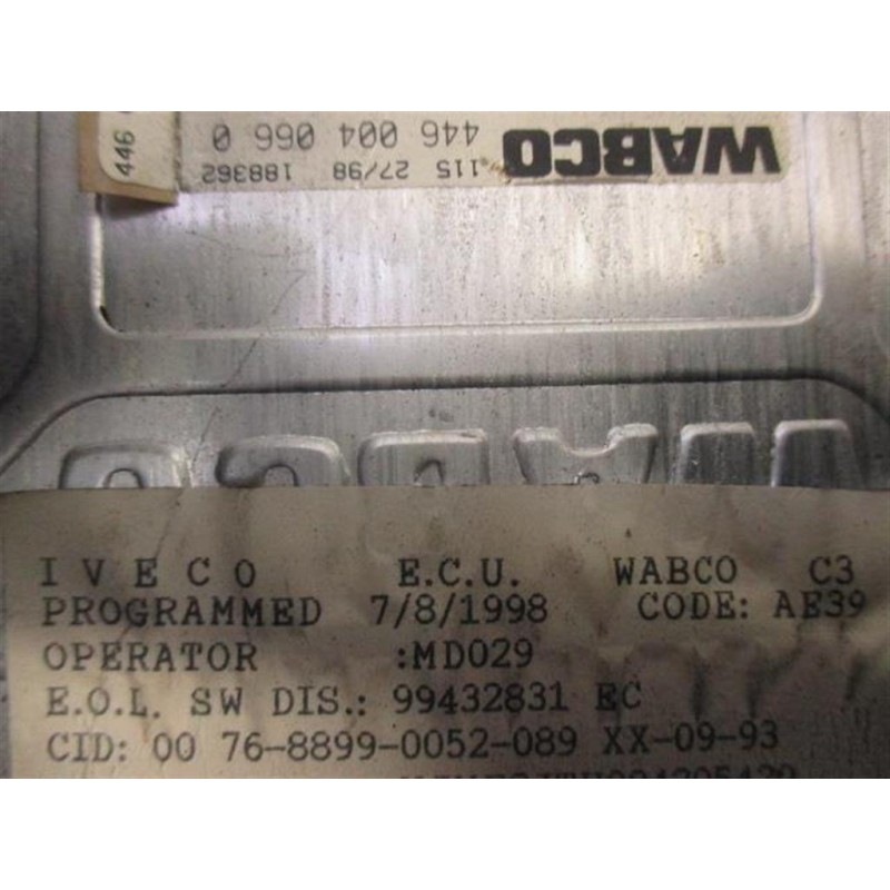 IVECO ABS CONTROL UNIT IVECO EUROSTAR used