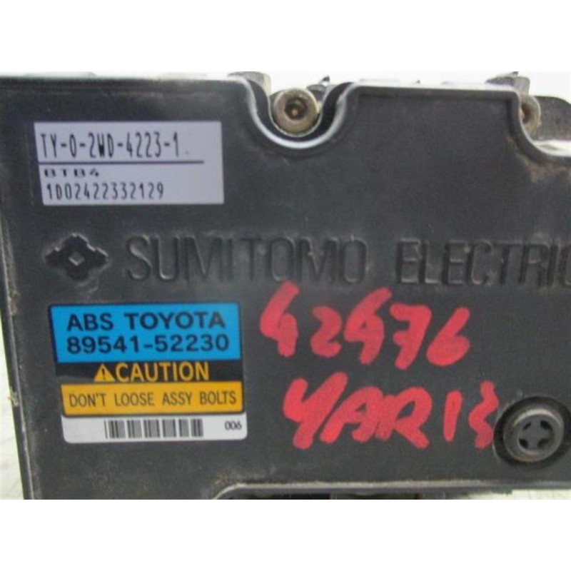 TOYOTA ABS SYSTEM TOYOTA Yaris Verso used