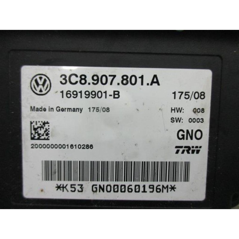 VOLKSWAGEN VARIOUS CONTROL UNITS  VOLKSWAGEN Passat 2005>2010 used