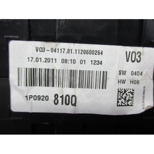 INSTRUMENT PANEL SEAT Leon 2009>2013 used