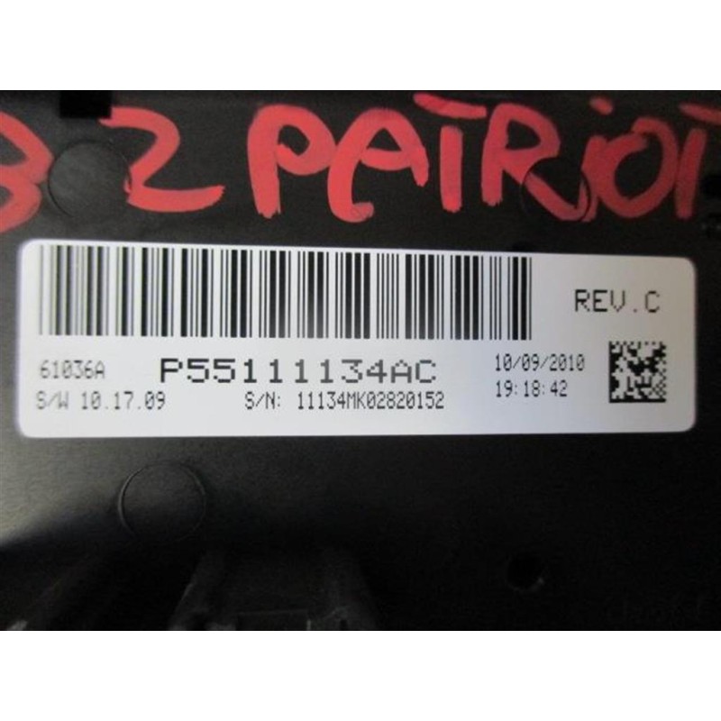 JEEP AC CONTROL UNIT JEEP Patriot 2007>2011 used