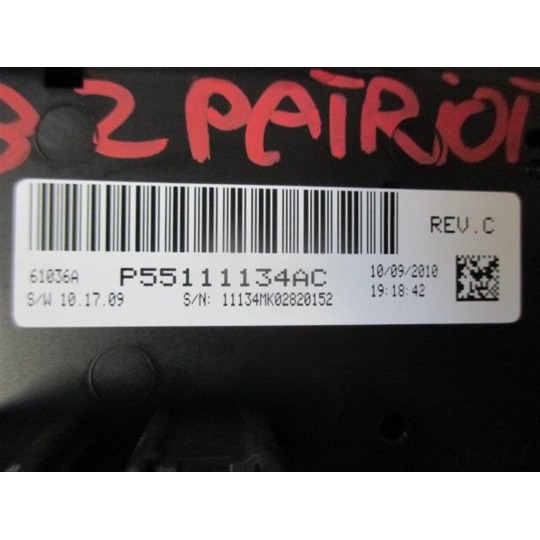 AC CONTROL UNIT JEEP Patriot 2007>2011 used