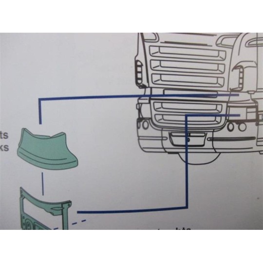 PLASTICHE ESTERNE VARIE SCANIA Serie R 2005> new