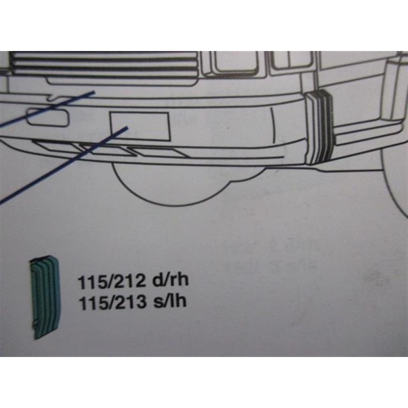 IVECO PLASTICHE ESTERNE VARIE IVECO 115-17 new