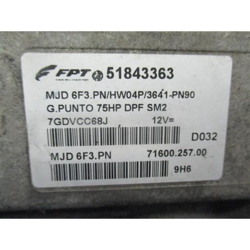 FIAT ENGINE UNIT FIAT F.Grande Punto 2005>2012 used