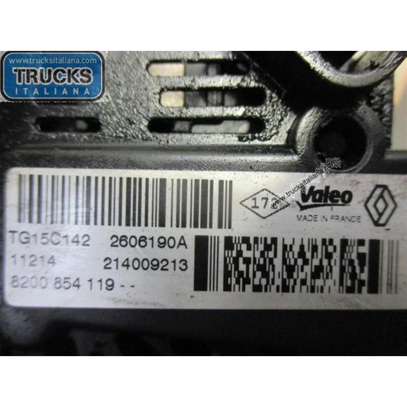 NISSAN Van ALTERNATOR NISSAN Van NV400 2011> used