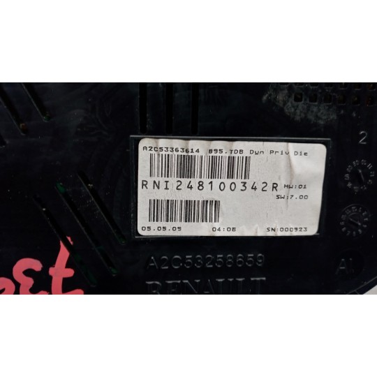 QUADRO STRUMENTI RENAULT Megane 2008>2012 usato