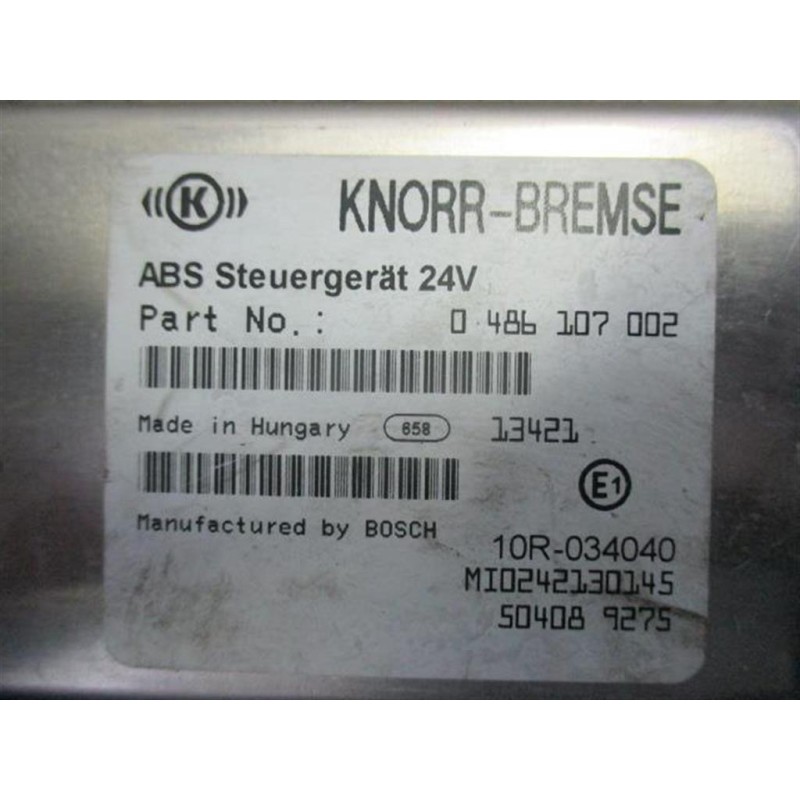 IVECO ABS CONTROL UNIT IVECO EUROCARGO 2008>2013 used