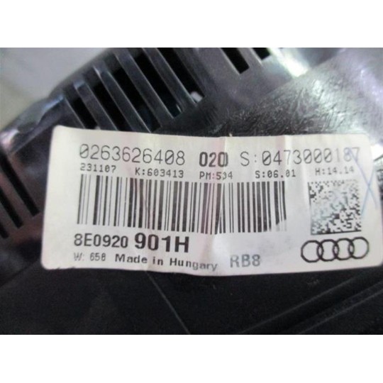 INSTRUMENT PANEL AUDI A4 2004>2007 used