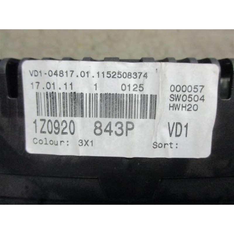 SKODA INSTRUMENT PANEL SKODA Octavia 2008>2012 used