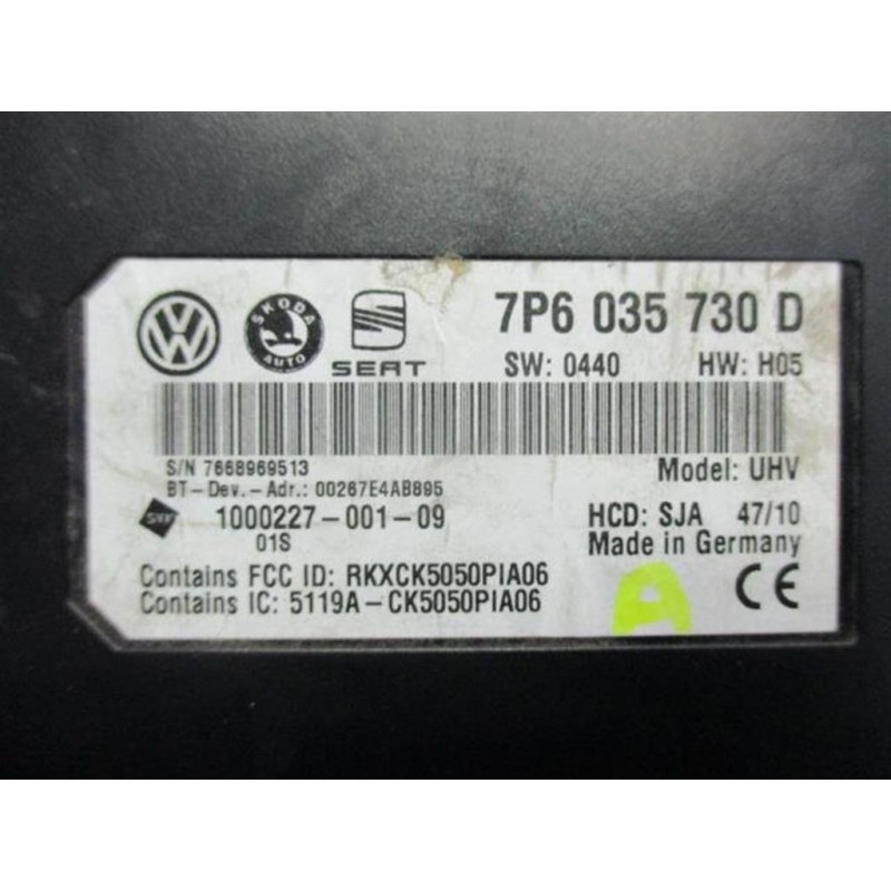 SKODA VARIOUS CONTROL UNITS A  SKODA Octavia 2008>2012 used