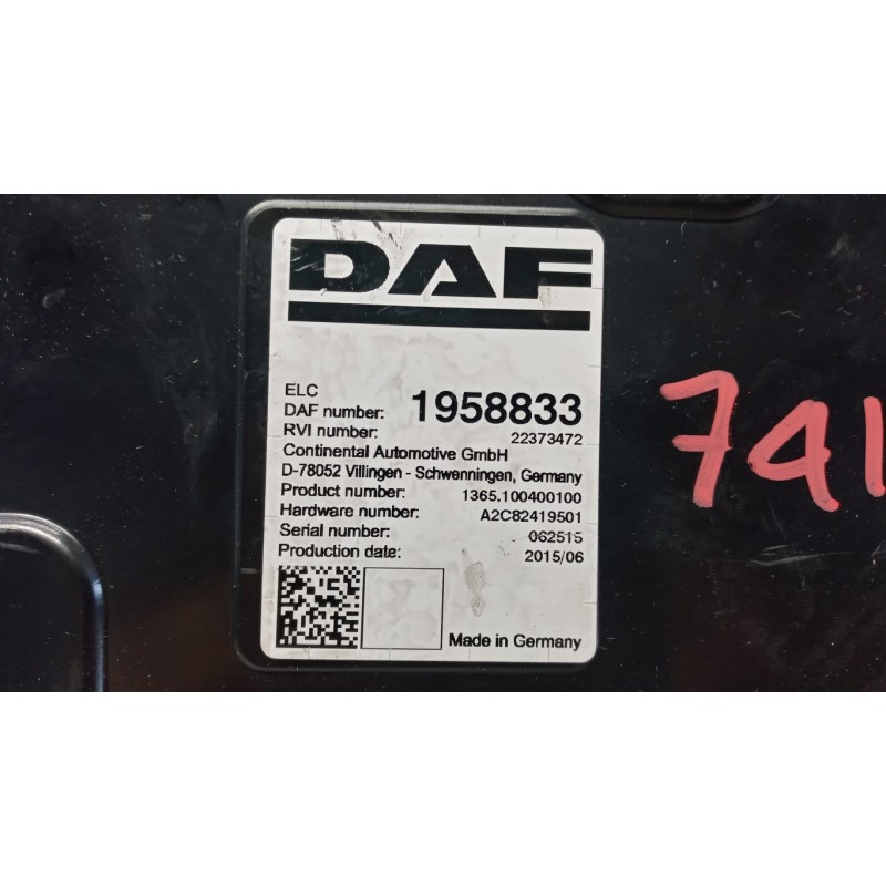 DAF VARIOUS CONTROL UNITS B  DAF XF106 used