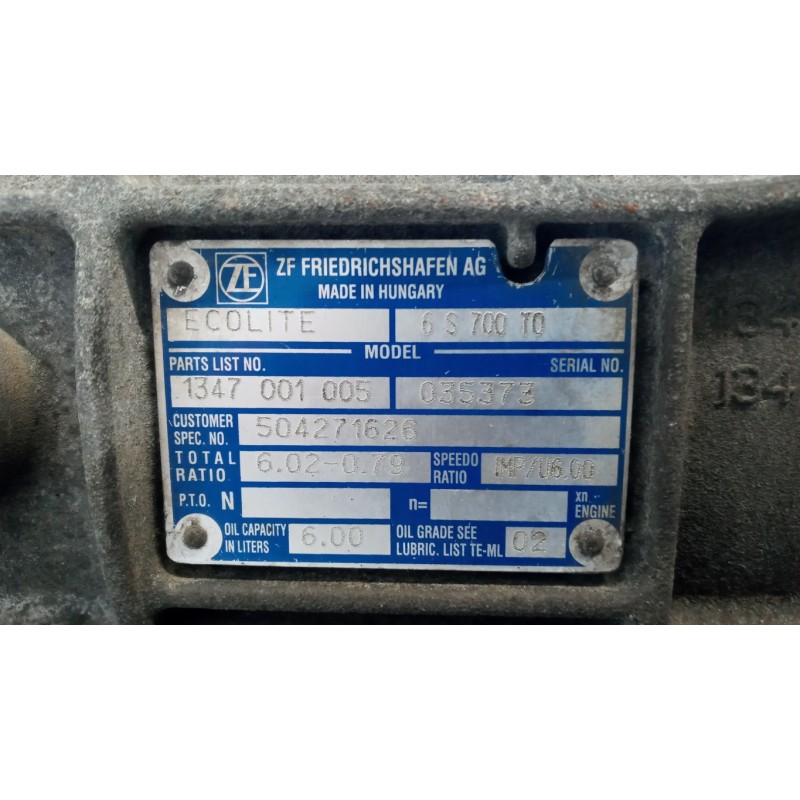 IVECO GEARBOXES  IVECO EUROCARGO 2008>2013 used