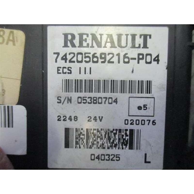RENAULT truck VARIOUS CONTROL UNITS A  RENAULT truck Premium 2005>2013 used
