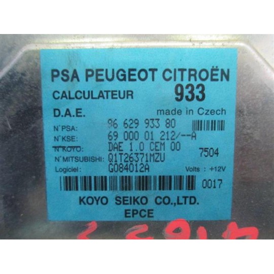 VARIOUS CONTROL UNITS  CITROEN C3 Pluriel 2003>2008 used