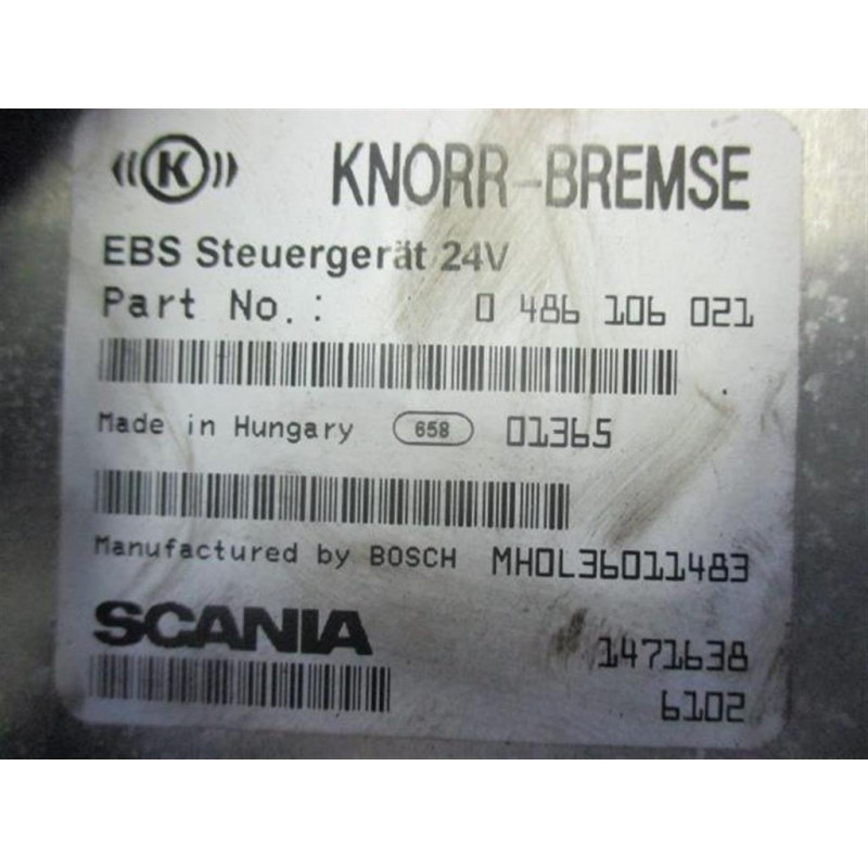 SCANIA CENTRALINA EBS CONTROLLO FRENATA SCANIA 164 usato