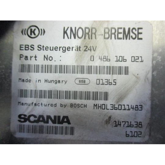 EBS CONTROL UNIT  SCANIA 164 used