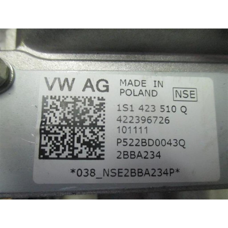 VOLKSWAGEN STEERING COLUMN  VOLKSWAGEN Up 2011>2016 used