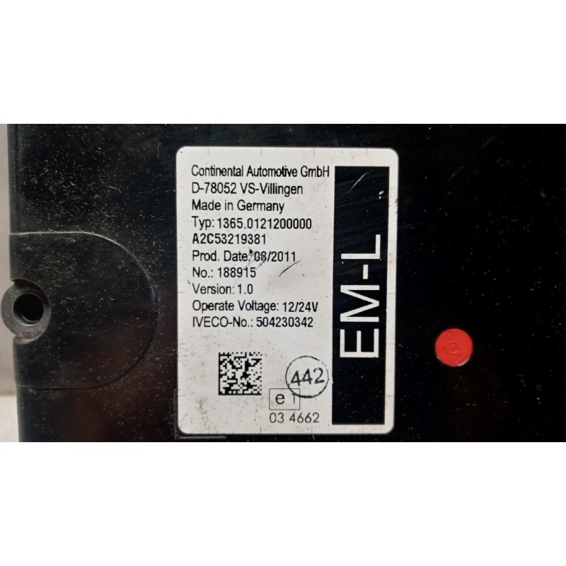 IVECO VARIOUS CONTROL UNITS B  IVECO EUROCARGO 2008>2013 used