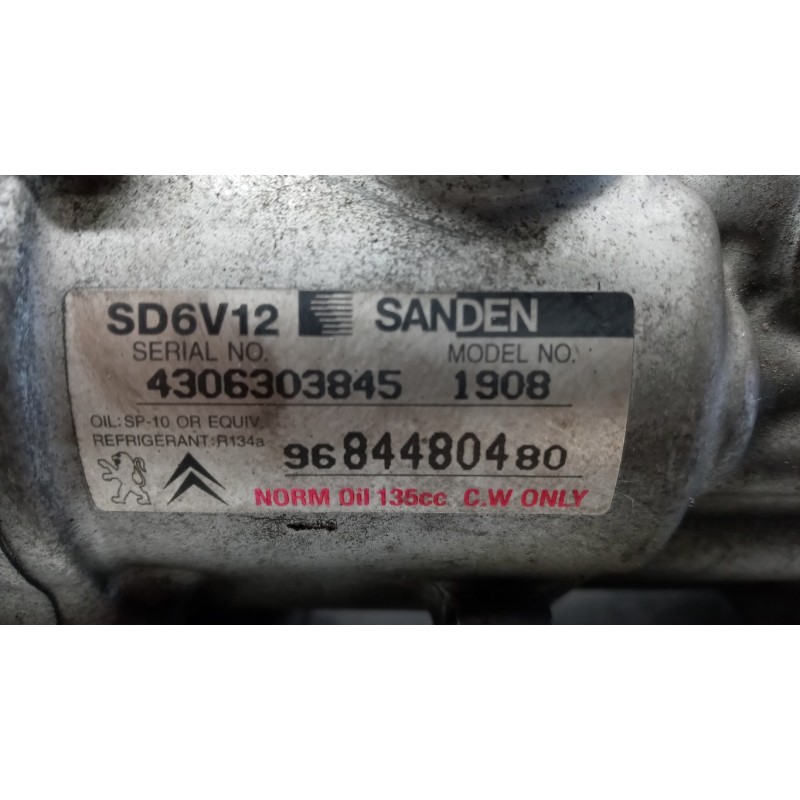 CITROEN AIR CONDITIONER COMPRESSOR CITROEN C3 2005>2009 used