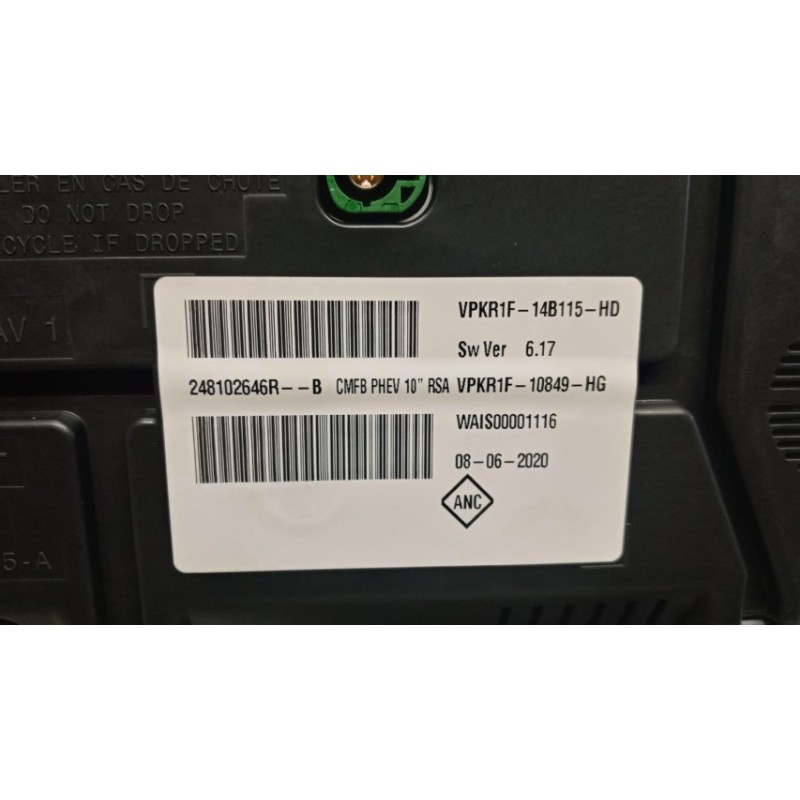 RENAULT INSTRUMENT PANEL RENAULT Captur 2019> used
