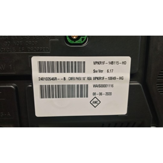 INSTRUMENT PANEL RENAULT Captur 2019> used