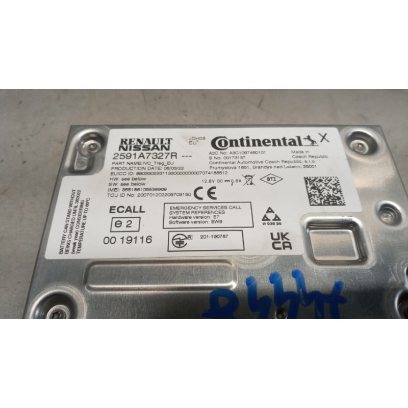 RENAULT VARIOUS CONTROL UNITS  RENAULT Captur 2019> used