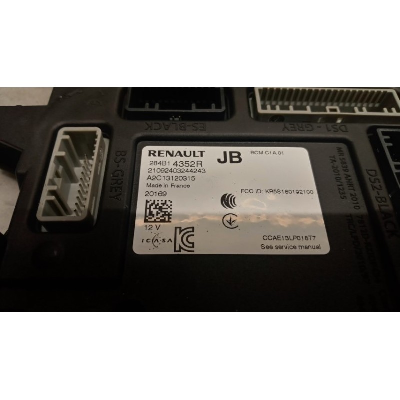 RENAULT VARIOUS CONTROL UNITS  RENAULT Captur 2019> used