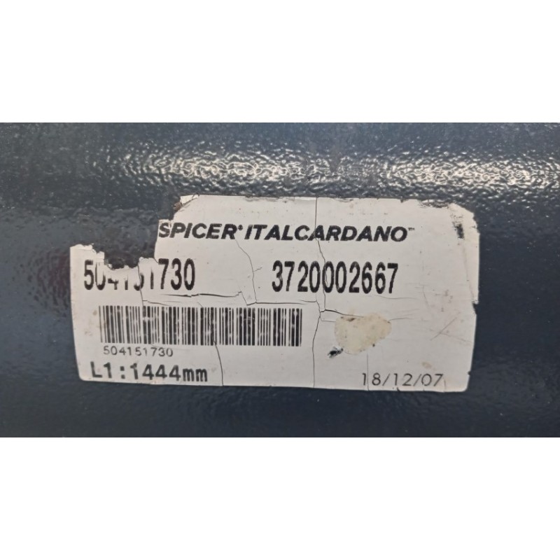 IVECO REAR POWER TAKE OFF SHAFTS IVECO EUROCARGO 2005>2008 used