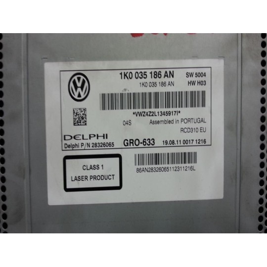 AUTORADIO VOLKSWAGEN Passat 2010>2014 usato