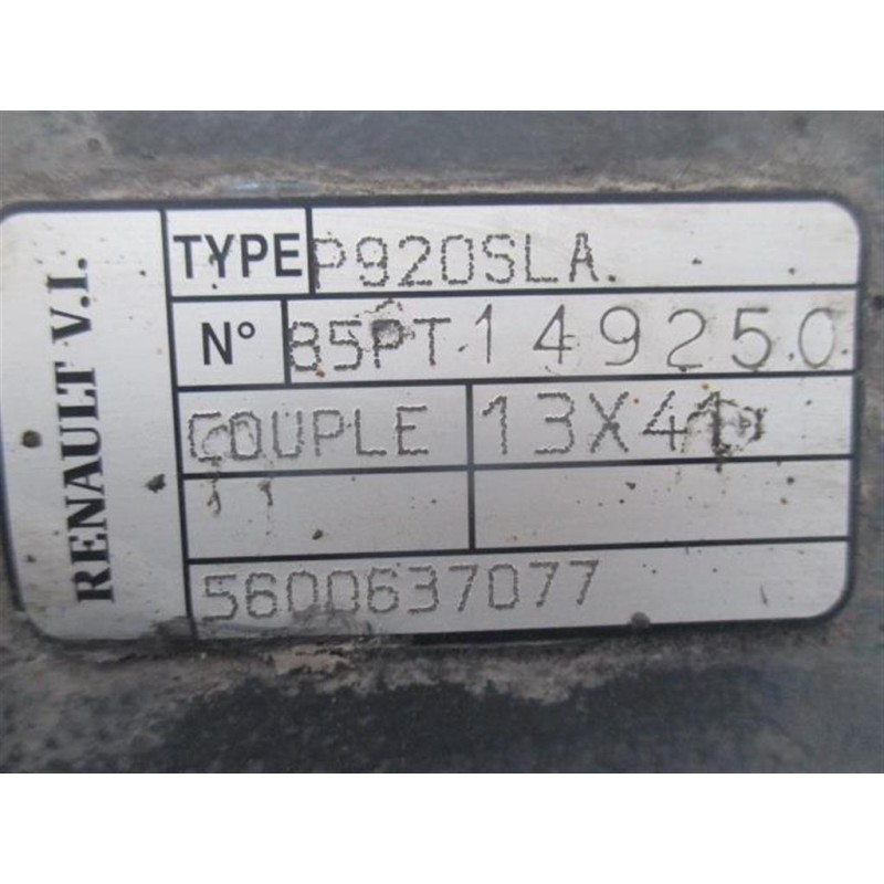 RENAULT truck ASSALE POSTERIORE RENAULT truck Midlum usato