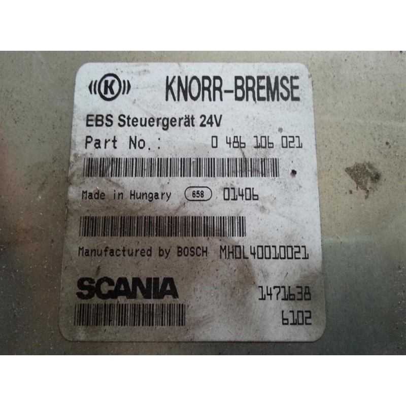SCANIA EBS CONTROL UNIT  SCANIA 124 used