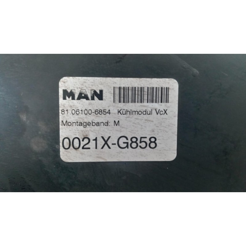 MAN WATER HEAT RADIATOR  MAN TGX euro 6 used