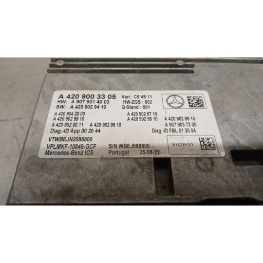 CAR RADIO MERCEDES-BENZ van Sprinter 2019> used