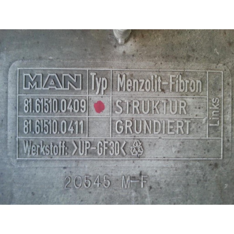 MAN PLASTICHE ESTERNE VARIE MAN TG-A 2000>2007 used