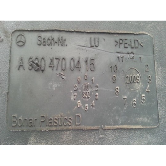 ADBLUE TANK MERCEDES-BENZ truck Actros euro 5 2008>2013 used