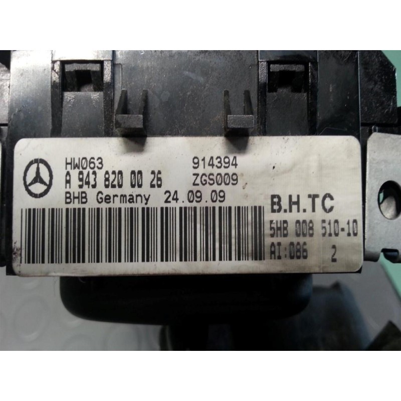 MERCEDES-BENZ truck AC CONTROL UNIT MERCEDES-BENZ truck Actros euro 5 2008>2013 used