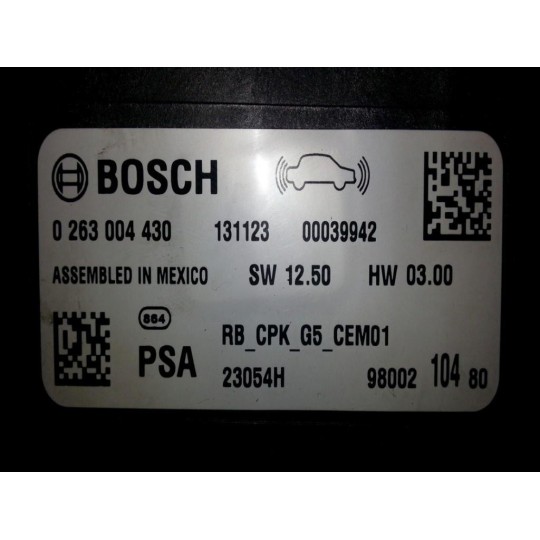 VARIOUS CONTROL UNITS A  CITROEN C4 Picasso 2013>2018 used